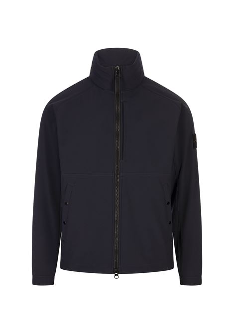 Giacca Blu In LIGHT SOFT SHELL-R_e.dye® TECHNOLOGY, RECYCLED POLYESTER STONE ISLAND | K1S154100010-S0A22V0020